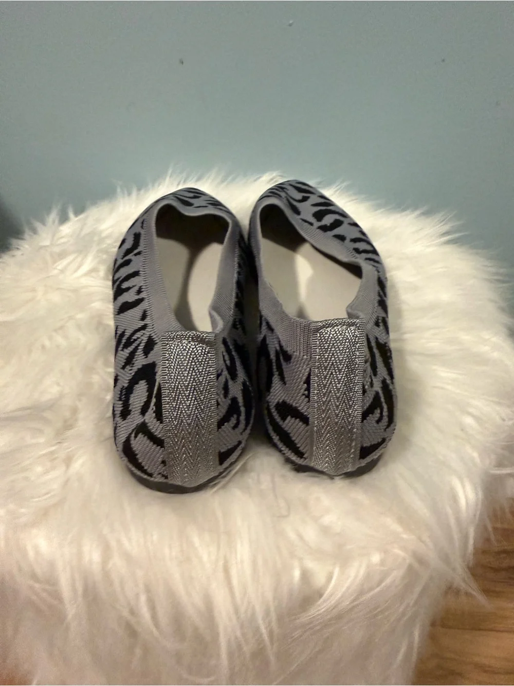 8 Items for $20: Pointed Leopard Knit Slip-On Flats